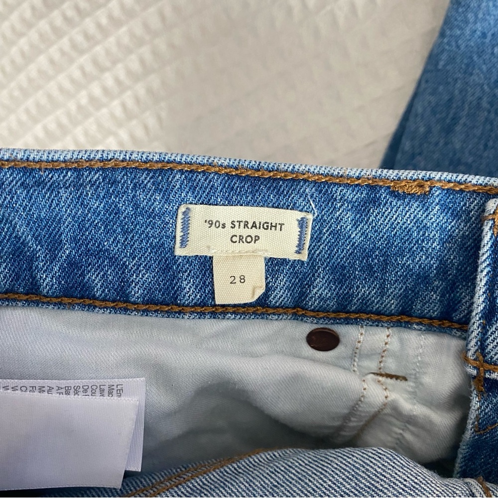 Madewell 90s straight crop jeans size 28 - Picture 7 of 12